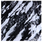 Hydro Dipping Film – Abstrakt Marmor Sort/Hvitt – 50×100 cm