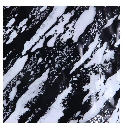 Hydro Dipping Film – Abstrakt Marmor Sort/Hvitt – 50×100 cm