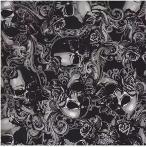 Hydro Dipping Film – Skull & Roses – 50×100 cm