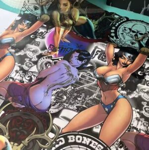 Hydro Dipping Film – Pinup tegneserie / graffiti – 50×100 cm