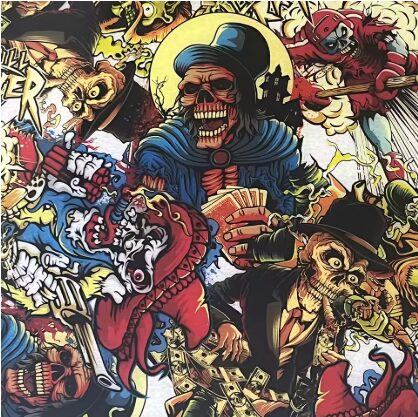 Hydro Dipping Film – Skjelett gangster / casino cartoon – 50×100 cm